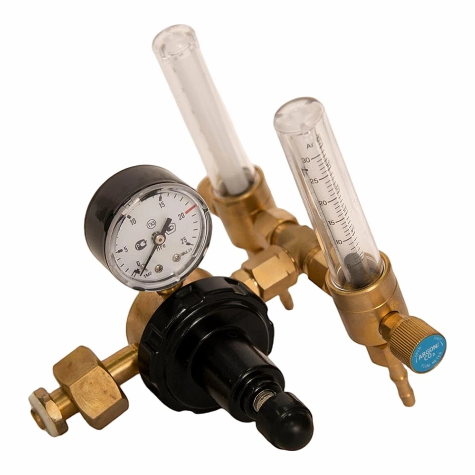 Brass Argon & Carbon Dioxide Regulator With Two Flow Meters suppliers